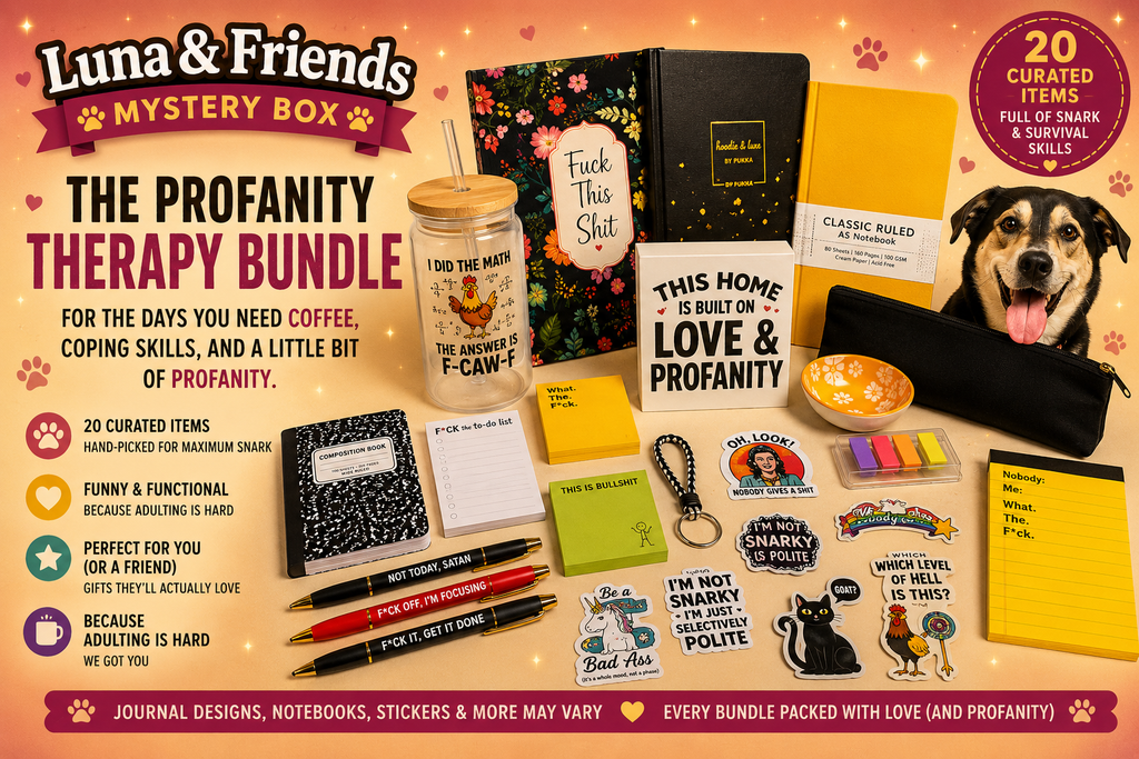 Limited Quantities-The Profanity Therapy Bundle-20 piece Limited Edition Gift Set