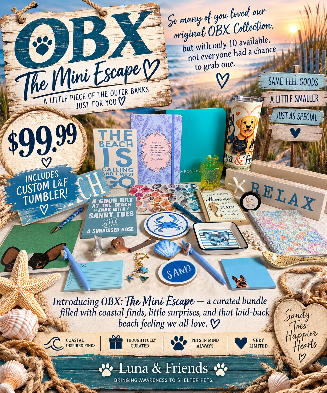 OBX: The Mini Escape | Limited Edition Coastal Collection 🌊🦀
