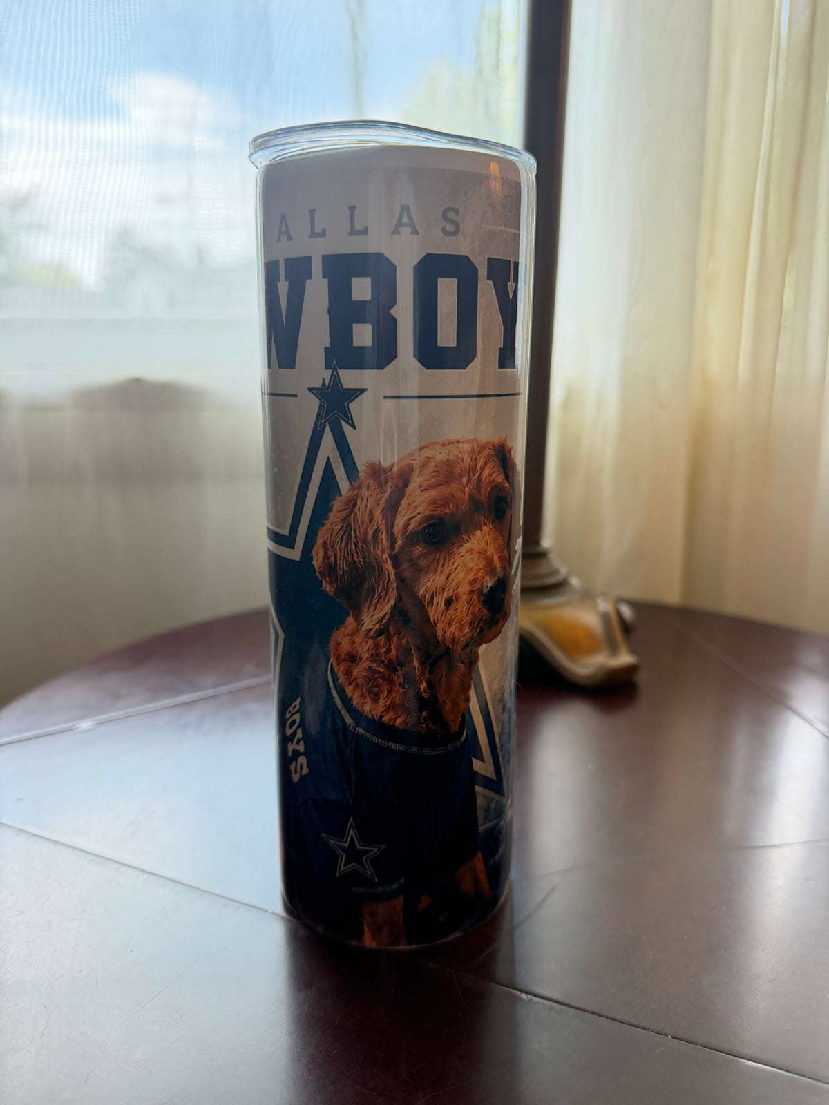 🐾 Your Pet on a Tumbler! Personalized 20 oz Skinny Tumbler | Custom Dog, Cat & Pet Portrait Gift